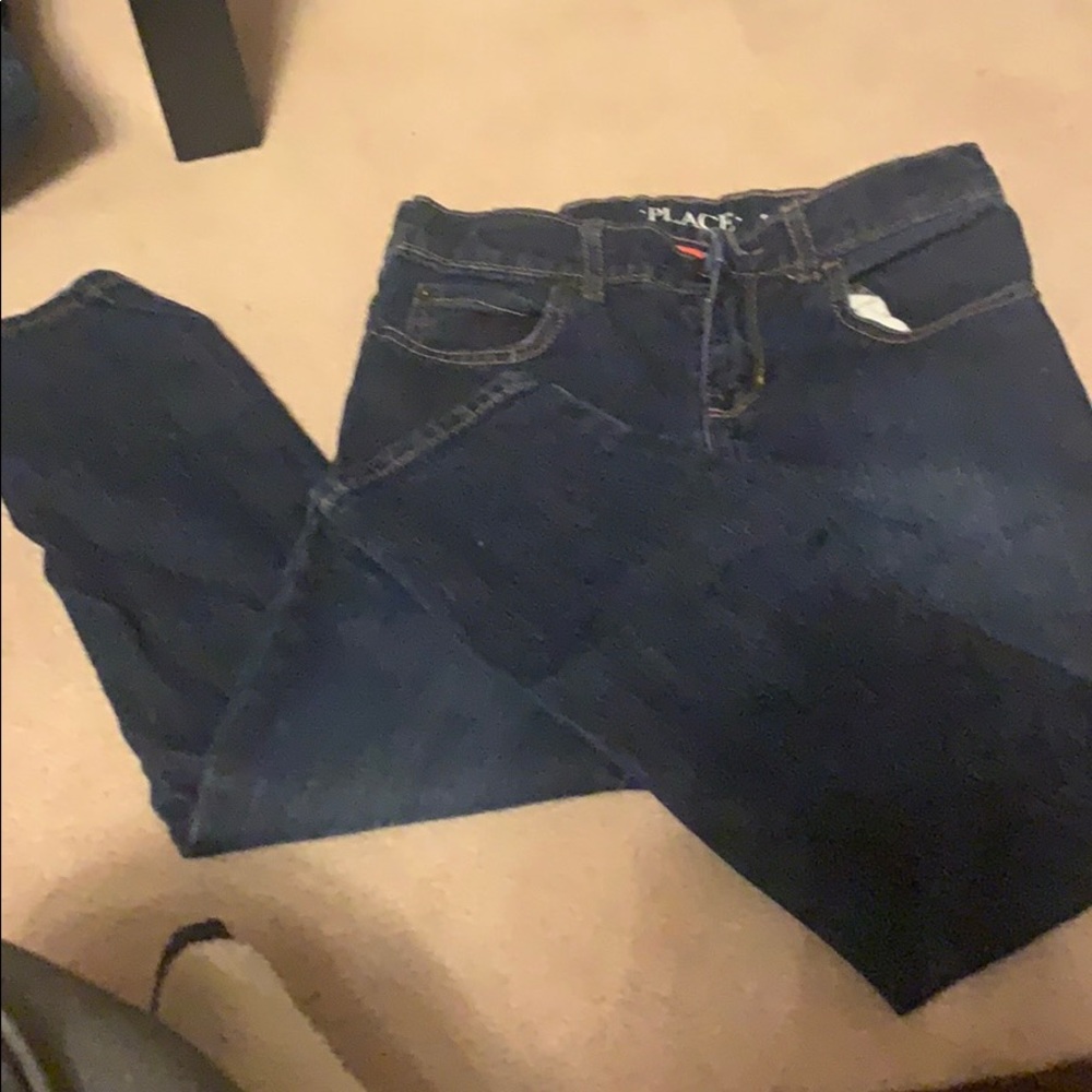 Children's place dark denim super skinny size 8